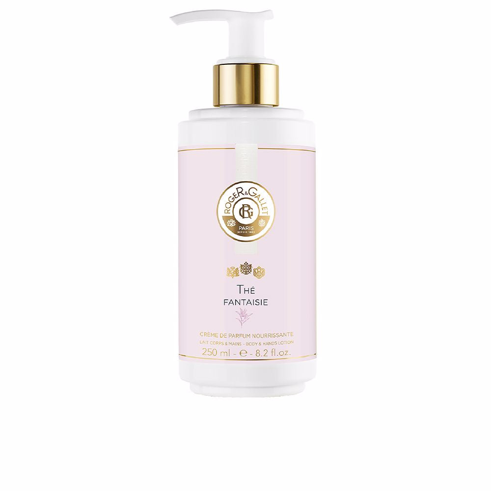 250 ml bottle of Black Tea, Lemon & Mandarin body lotion, citrus-tea scent, Unisex