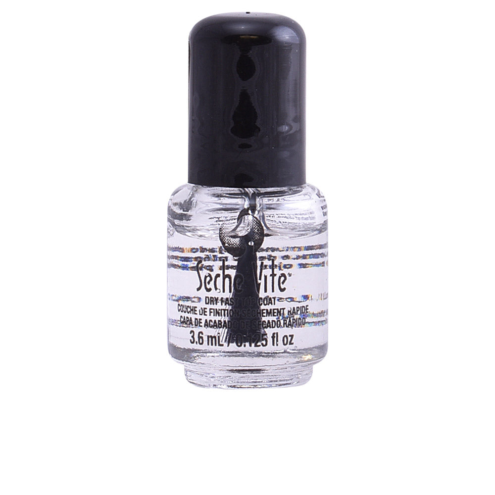 14 ml clear glossy rapid-dry top coat bottle for Unisex nail finishing