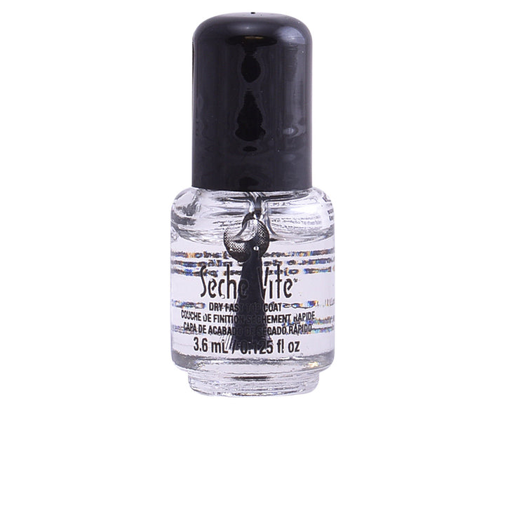 14 ml clear glossy rapid-dry top coat bottle for Unisex nail finishing