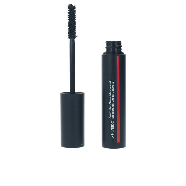 Mascara tube and concave-tip wand, cream-black shade, 11.5 ml