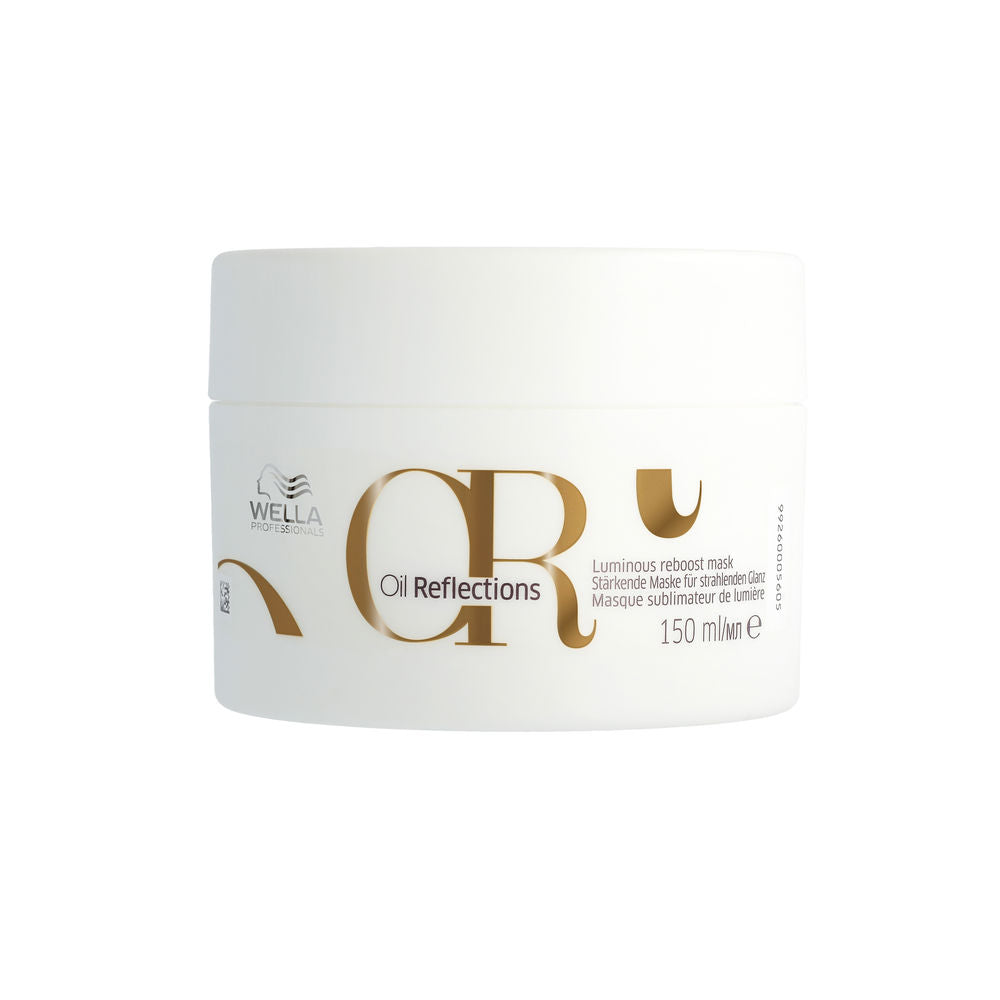 150 ml jar of luminous oil hair mask, pale cream texture